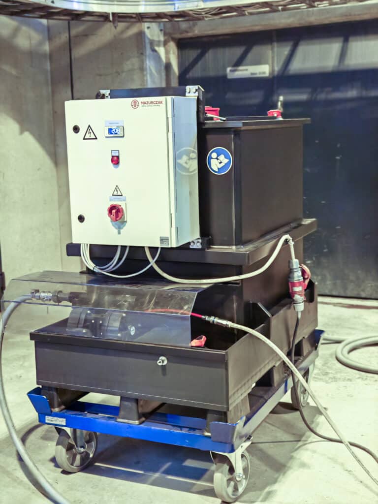 HeatFlow Pro unit for chemical circulation cleaning of heat exchangers